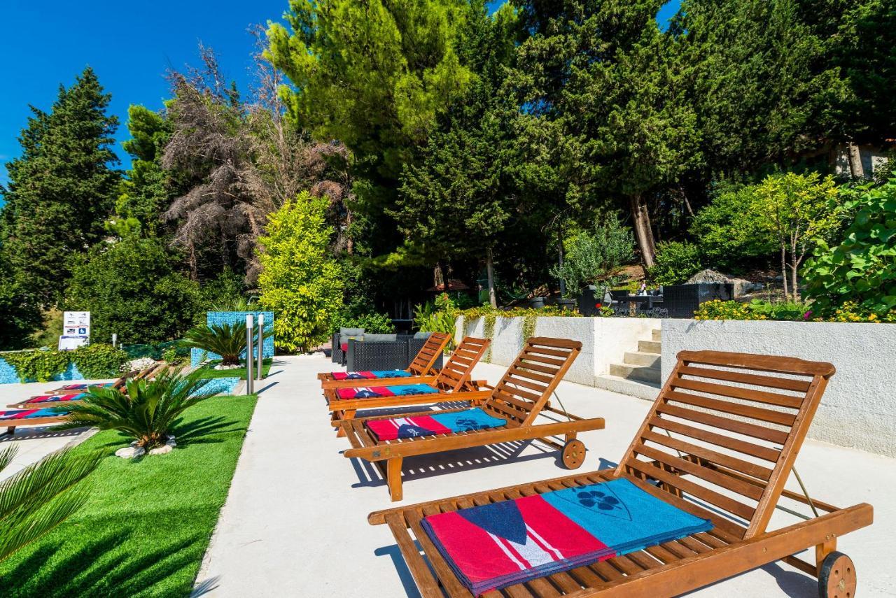 Villa Brasina Mlini Bagian luar foto