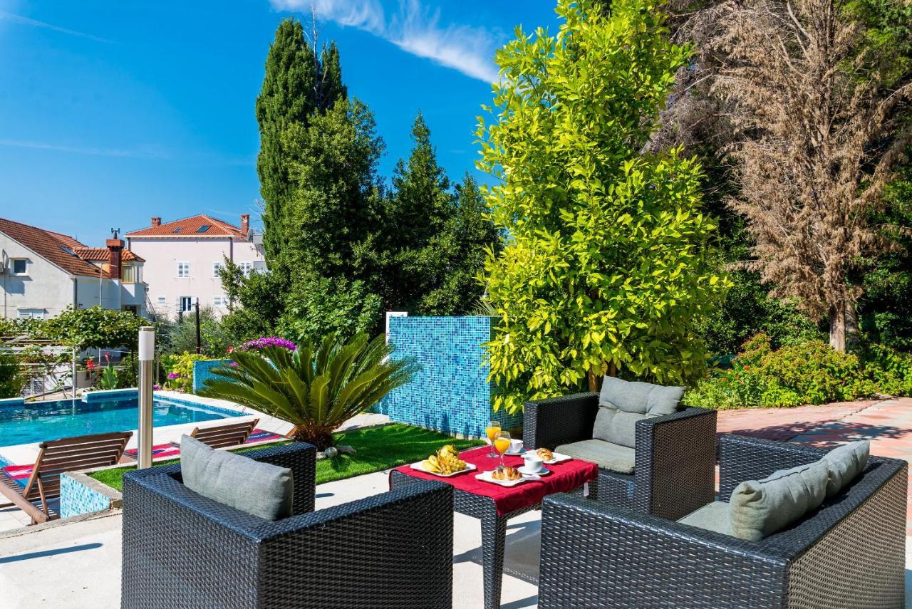 Villa Brasina Mlini Bagian luar foto