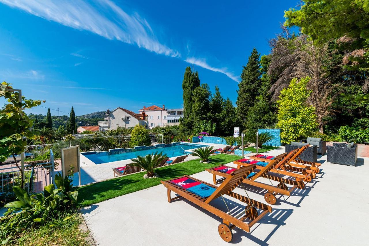 Villa Brasina Mlini Bagian luar foto