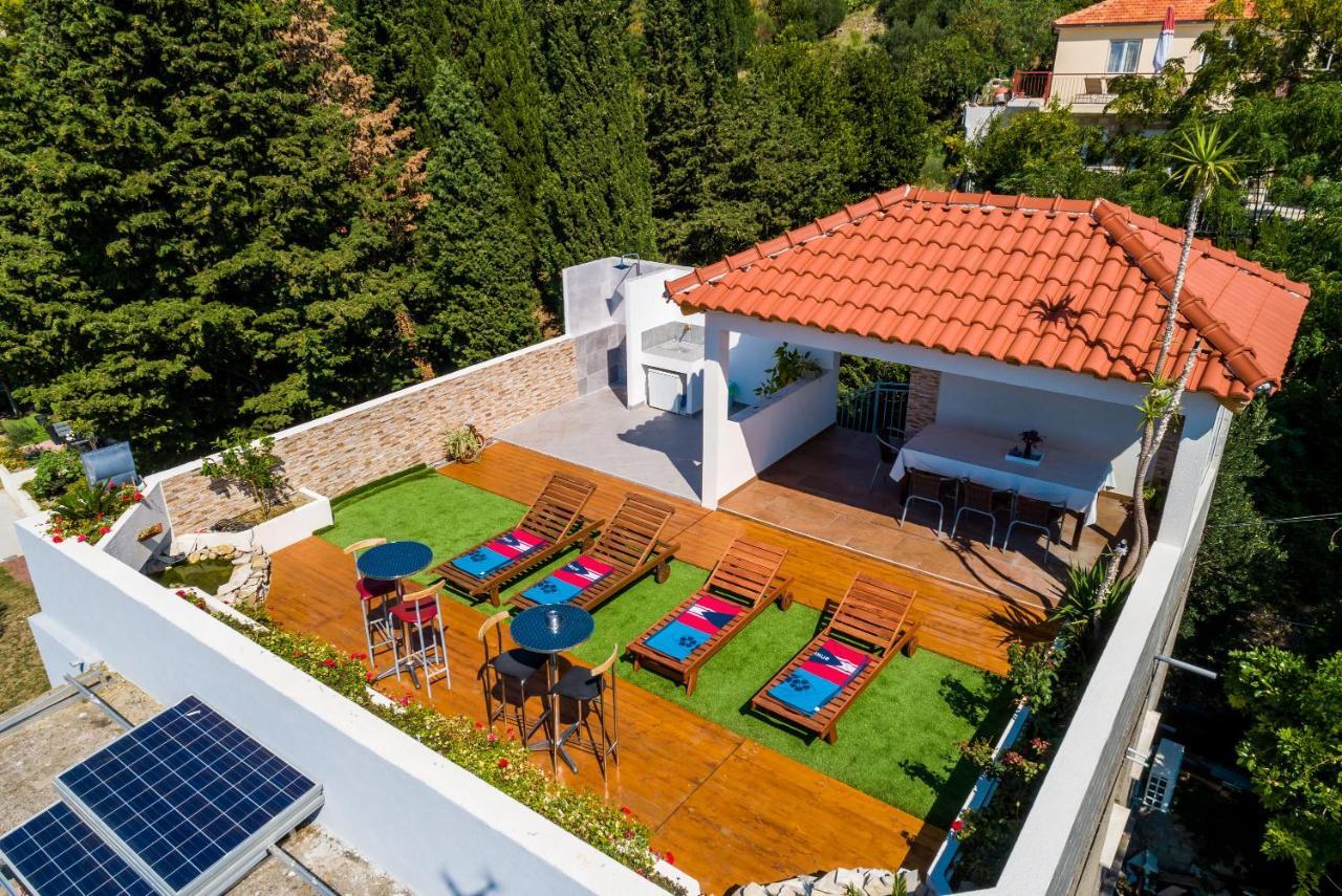 Villa Brasina Mlini Bagian luar foto