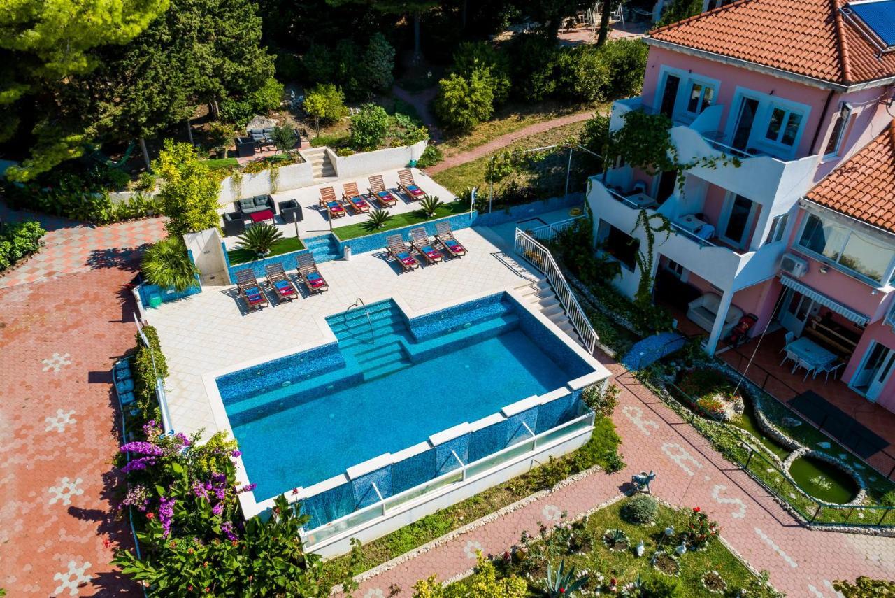 Villa Brasina Mlini Bagian luar foto